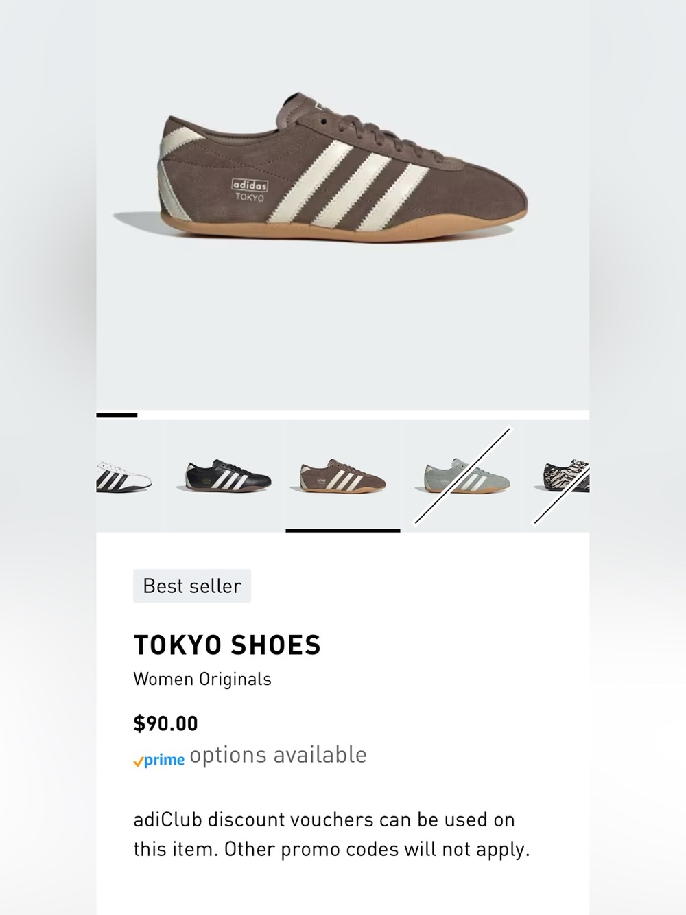 Adidas Originals Tokyo Sneakers Womens 8.5 - Picture 3 of 10